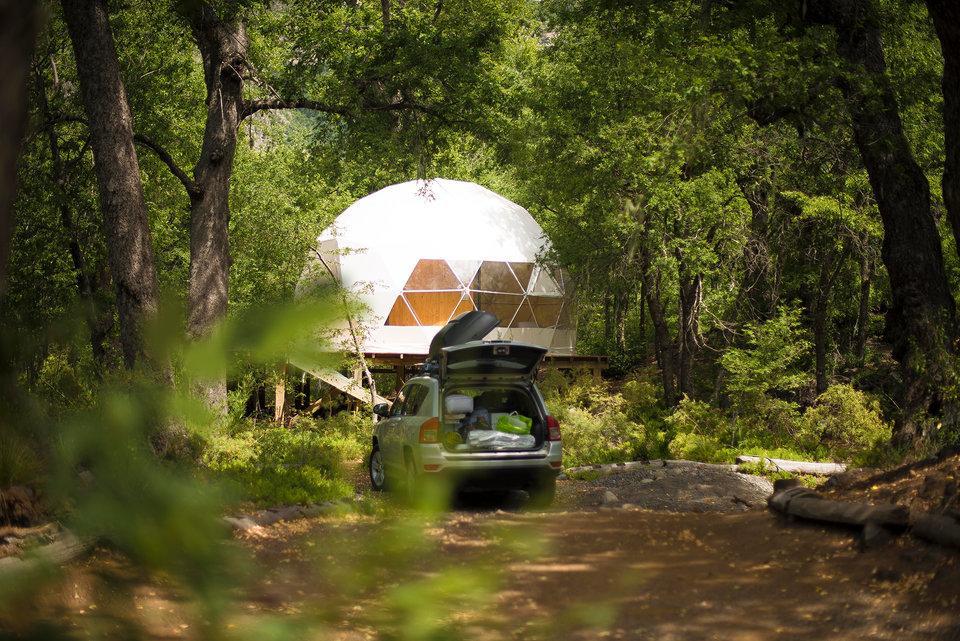 Domos Treepod Hotel Las Trancas Exterior foto